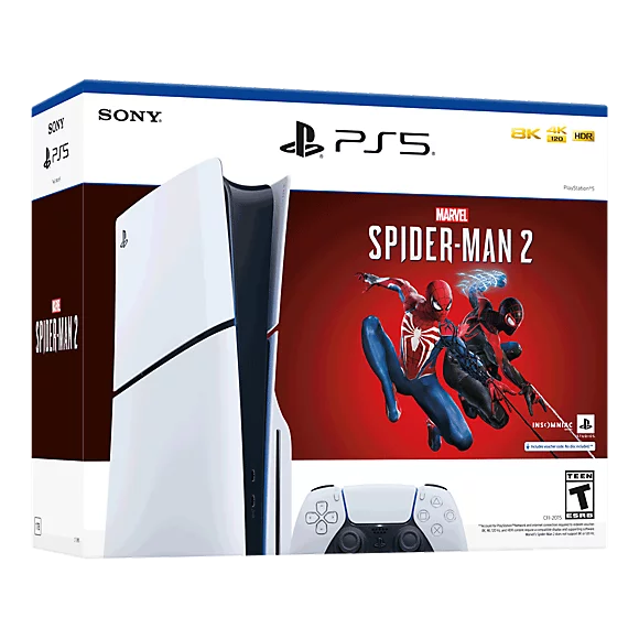 Sony PlayStation 5 Disc - Slim Marvel’s Spider-Man 2 Bundle